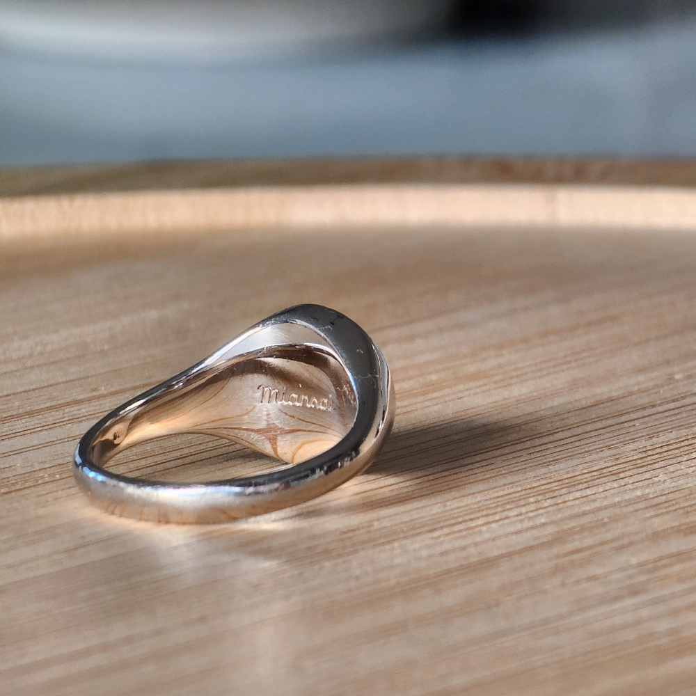 Miansai Solar Signet Ring Sterling Silver - Picture 9 of 10